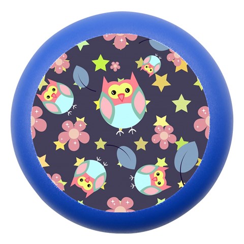 Owl Stars Pattern Background Dento Box with Mirror from ArtsNow.com Front