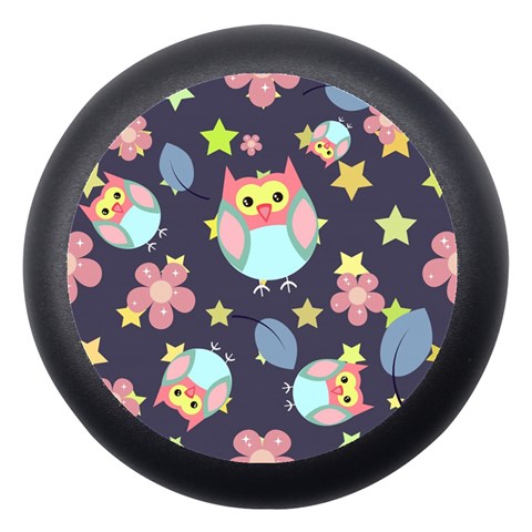 Owl Stars Pattern Background Dento Box with Mirror from ArtsNow.com Front