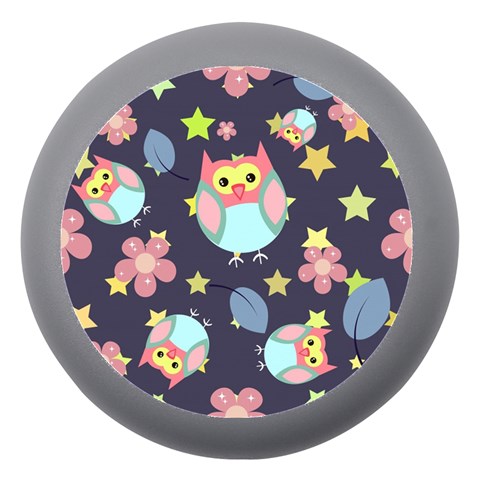 Owl Stars Pattern Background Dento Box with Mirror from ArtsNow.com Front