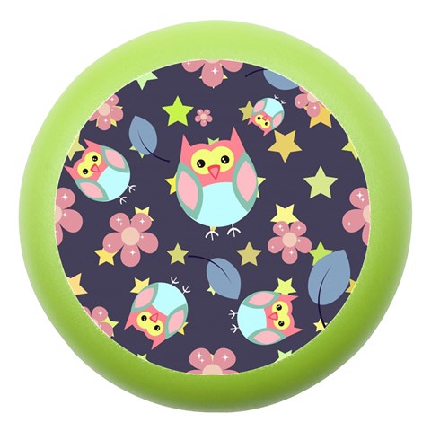 Owl Stars Pattern Background Dento Box with Mirror from ArtsNow.com Front