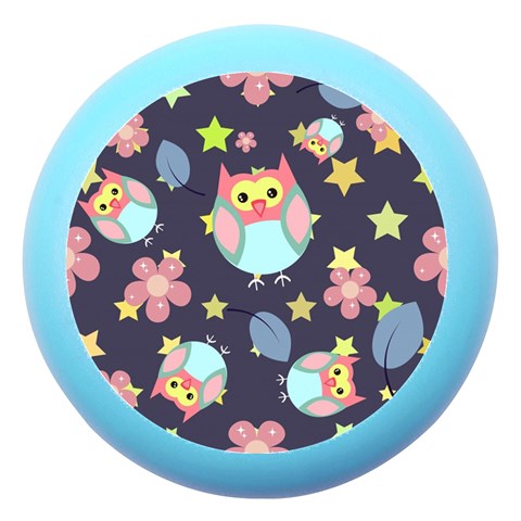 Owl Stars Pattern Background Dento Box with Mirror from ArtsNow.com Front