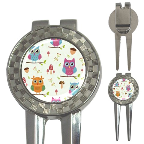 Forest Seamless Pattern With Cute Owls 3 Front