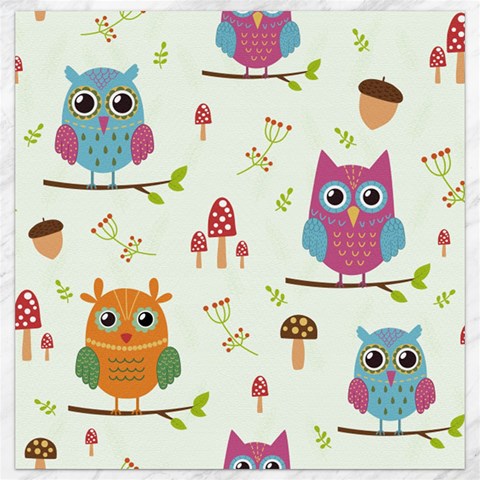 Forest Seamless Pattern With Cute Owls Canvas 16  x 16  from ArtsNow.com 15.2 x15.41  Canvas - 1
