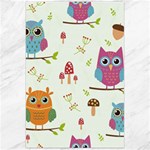 Forest Seamless Pattern With Cute Owls Canvas 24  x 36 