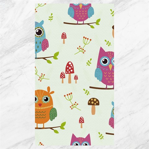 Forest Seamless Pattern With Cute Owls Canvas 40  x 72  from ArtsNow.com 39.28 x69.23  Canvas - 1
