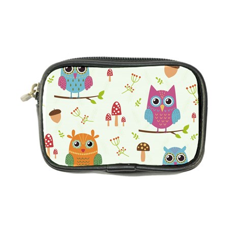 Forest Seamless Pattern With Cute Owls Coin Purse from ArtsNow.com Front