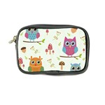 Forest Seamless Pattern With Cute Owls Coin Purse