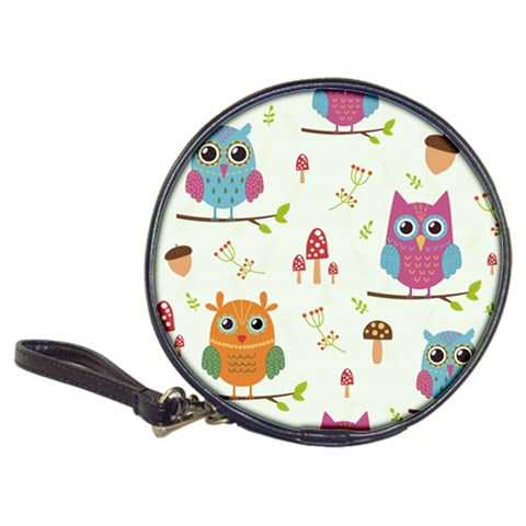 Forest Seamless Pattern With Cute Owls Classic 20 Front