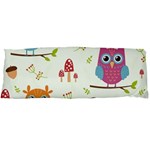 Forest Seamless Pattern With Cute Owls Body Pillow Case (Dakimakura)