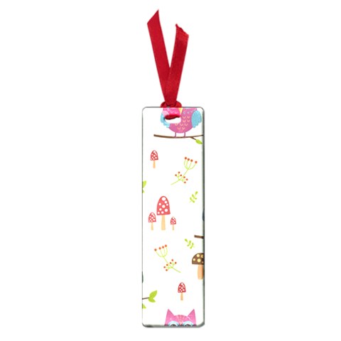 Forest Seamless Pattern With Cute Owls Small Book Marks from ArtsNow.com Front