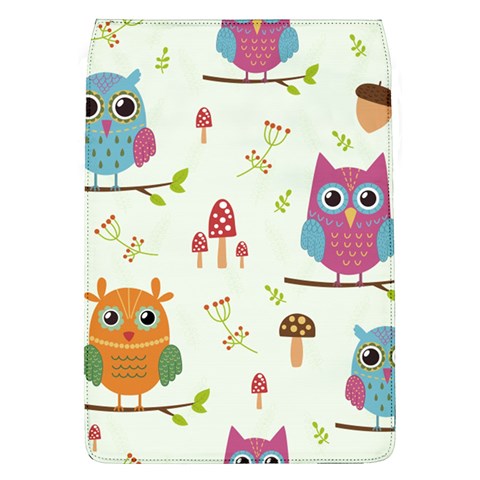 Forest Seamless Pattern With Cute Owls Removable Flap Cover (L) from ArtsNow.com Front
