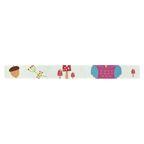 Forest Seamless Pattern With Cute Owls Zipper Mini Tote Bag from ArtsNow.com Strap