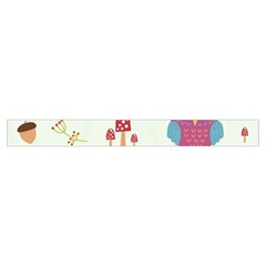 Forest Seamless Pattern With Cute Owls Zipper Large Tote Bag from ArtsNow.com Strap
