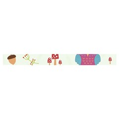 Forest Seamless Pattern With Cute Owls Cross Back Hipster Bikini Set from ArtsNow.com Waistband