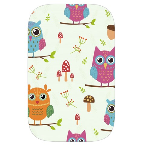 Forest Seamless Pattern With Cute Owls Waist Pouch (Large) from ArtsNow.com Front