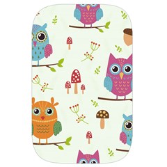 Forest Seamless Pattern With Cute Owls Waist Pouch (Large) from ArtsNow.com Front