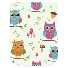 Forest Seamless Pattern With Cute Owls Waist Pouch (Large) from ArtsNow.com Front Pocket