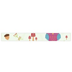 Forest Seamless Pattern With Cute Owls Waist Pouch (Large) from ArtsNow.com Bottom