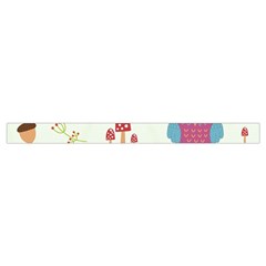 Forest Seamless Pattern With Cute Owls Wristlet Pouch Bag (Small) from ArtsNow.com Strap Outside