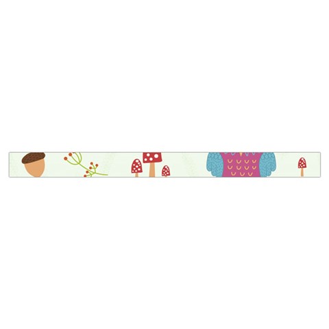 Forest Seamless Pattern With Cute Owls Wristlet Pouch Bag (Small) from ArtsNow.com Strap Inside