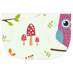 Forest Seamless Pattern With Cute Owls Make Up Case (Small) from ArtsNow.com Side Left