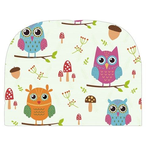 Forest Seamless Pattern With Cute Owls Make Up Case (Medium) from ArtsNow.com Back