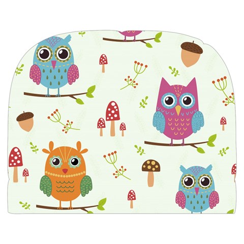 Forest Seamless Pattern With Cute Owls Make Up Case (Large) from ArtsNow.com Front