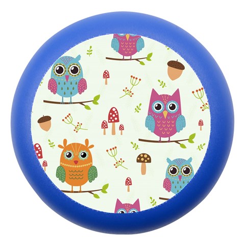 Forest Seamless Pattern With Cute Owls Dento Box with Mirror from ArtsNow.com Front