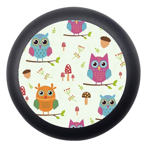 Forest Seamless Pattern With Cute Owls Dento Box with Mirror from ArtsNow.com Front