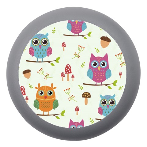 Forest Seamless Pattern With Cute Owls Dento Box with Mirror from ArtsNow.com Front
