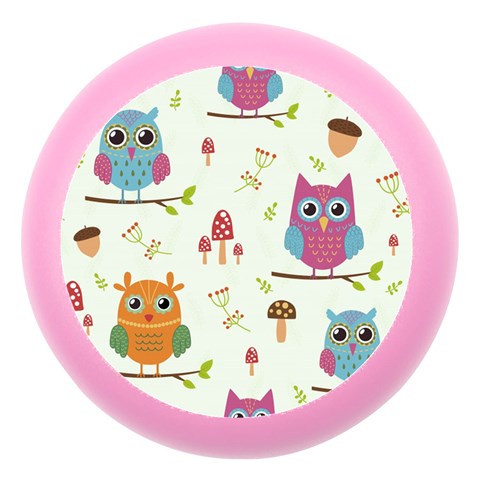 Forest Seamless Pattern With Cute Owls Dento Box with Mirror from ArtsNow.com Front