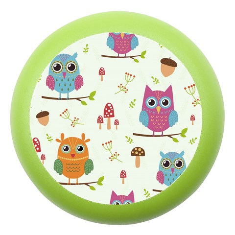 Forest Seamless Pattern With Cute Owls Dento Box with Mirror from ArtsNow.com Front