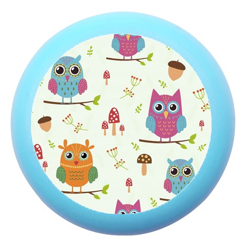 Forest Seamless Pattern With Cute Owls Dento Box with Mirror from ArtsNow.com Front