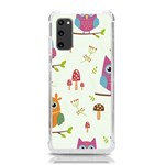 Forest Seamless Pattern With Cute Owls Samsung Galaxy S20 6.2 Inch TPU UV Case
