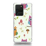 Forest Seamless Pattern With Cute Owls Samsung Galaxy S20 Ultra 6.9 Inch TPU UV Case