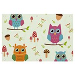 Forest Seamless Pattern With Cute Owls Banner and Sign 6  x 4 