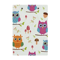 Forest Seamless Pattern With Cute Owls A5 Acrylic Clipboard from ArtsNow.com Back