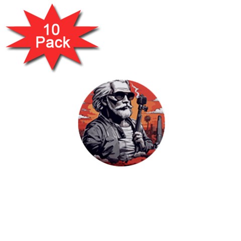 ai generator t hirt design 1  Mini Buttons (10 pack)  from ArtsNow.com Front