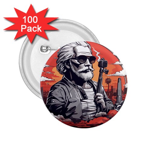 ai generator t hirt design 2.25  Buttons (100 pack)  from ArtsNow.com Front