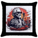 ai generator t hirt design Throw Pillow Case (Black)