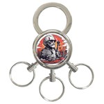 ai generator t hirt design 3-Ring Key Chain