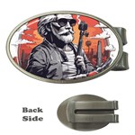 ai generator t hirt design Money Clips (Oval) 
