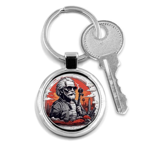ai generator t hirt design Key Chain (Round) from ArtsNow.com Front