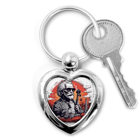 ai generator t hirt design Key Chain (Heart) from ArtsNow.com Front