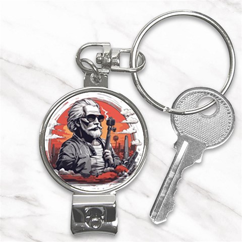 ai generator t hirt design Nail Clippers Key Chain from ArtsNow.com Front