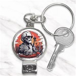 ai generator t hirt design Nail Clippers Key Chain