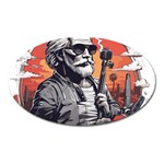 ai generator t hirt design Oval Magnet