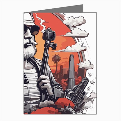 ai generator t hirt design Greeting Cards (Pkg of 8) from ArtsNow.com Left
