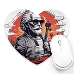 ai generator t hirt design Heart Mousepad