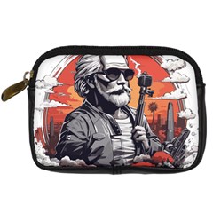 ai generator t hirt design Digital Camera Leather Case from ArtsNow.com Front